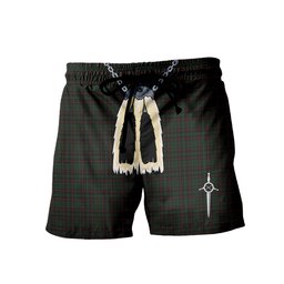 ScotsTee Shop Scottish Renwick Men's Highland Kilt Sporran Tartan Shorts