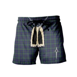 ScotsTee Shop Scottish Platt Men's Highland Kilt Sporran Tartan Shorts