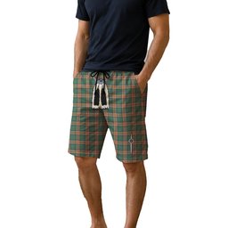 ScotsTee Shop Scottish Pollock Men's Highland Kilt Sporran Tartan Shorts
