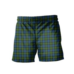 ScotsTee Shop Scottish Newlands Men's Highland Kilt Sporran Tartan Shorts