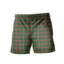 ScotsTee Shop Scottish Pollock Clan Crest Men's Highland Kilt Sporran Tartan Shorts