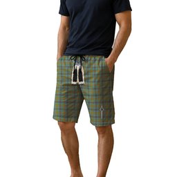 ScotsTee Shop Scottish O'Brien Men's Highland Kilt Sporran Tartan Shorts
