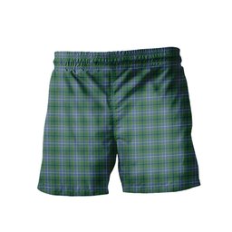 ScotsTee Shop Scottish Wishart Hunting Ancient Clan Crest Men's Highland Kilt Sporran Tartan Shorts