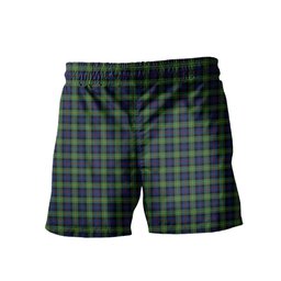 ScotsTee Shop Scottish Baillie Modern Clan Crest Men's Highland Kilt Sporran Tartan Shorts