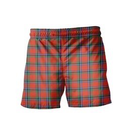 ScotsTee Shop Scottish Sinclair Ancient Clan Crest Men's Highland Kilt Sporran Tartan Shorts