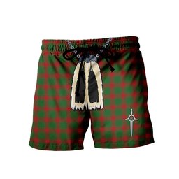 ScotsTee Shop Scottish Middleton Men's Highland Kilt Sporran Tartan Shorts