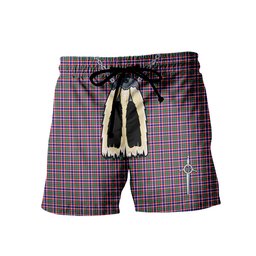 ScotsTee Shop Scottish Ohio District Men's Highland Kilt Sporran Tartan Shorts