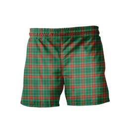 ScotsTee Shop Scottish Muirhead Modern Clan Crest Men's Highland Kilt Sporran Tartan Shorts
