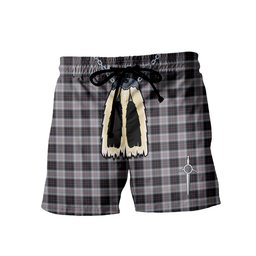 ScotsTee Shop Scottish MacRae Dress 2 Men's Highland Kilt Sporran Tartan Shorts