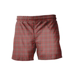 ScotsTee Shop Scottish Burnett Hunting Ancient Clan Crest Men's Highland Kilt Sporran Tartan Shorts
