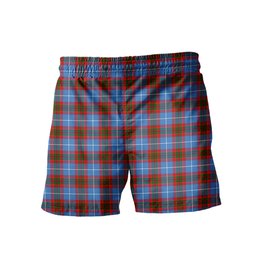ScotsTee Shop Scottish Pentland Clan Crest Men's Highland Kilt Sporran Tartan Shorts