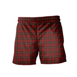 ScotsTee Shop Scottish Brodie Clan Crest Men's Highland Kilt Sporran Tartan Shorts