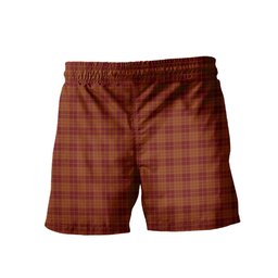 ScotsTee Shop Scottish Hamilton Red Clan Crest Men's Highland Kilt Sporran Tartan Shorts