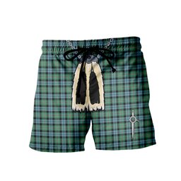 ScotsTee Shop Scottish Melville SC Men's Highland Kilt Sporran Tartan Shorts