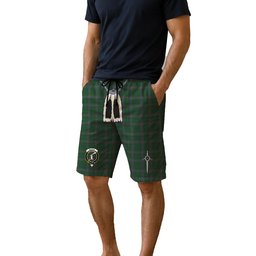 ScotsTee Shop Scottish MacRae Clan Crest Men's Highland Kilt Sporran Tartan Shorts
