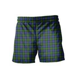 ScotsTee Shop Scottish Paterson SC Clan Crest Men's Highland Kilt Sporran Tartan Shorts