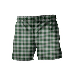 ScotsTee Shop Scottish Erskine Green Clan Crest Men's Highland Kilt Sporran Tartan Shorts
