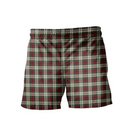 ScotsTee Shop Scottish Rose White Dress Clan Crest Men's Highland Kilt Sporran Tartan Shorts