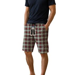 ScotsTee Shop Scottish Rose White Dress Men's Highland Kilt Sporran Tartan Shorts