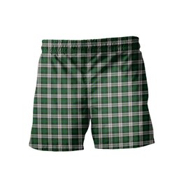 ScotsTee Shop Scottish McCandlish Arisaid Green Men's Highland Kilt Sporran Tartan Shorts