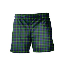 ScotsTee Shop Scottish Meldrum Men's Highland Kilt Sporran Tartan Shorts