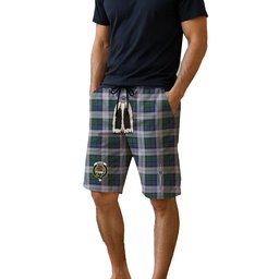 ScotsTee Shop Scottish Graham Dress Clan Crest Men's Highland Kilt Sporran Tartan Shorts