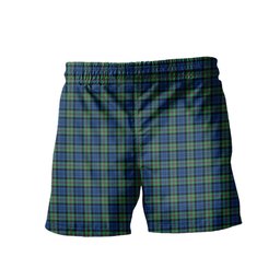 ScotsTee Shop Scottish Baird Ancient Clan Crest Men's Highland Kilt Sporran Tartan Shorts