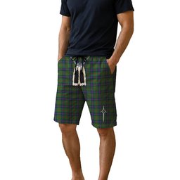 ScotsTee Shop Scottish Park Men's Highland Kilt Sporran Tartan Shorts