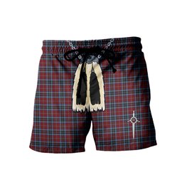ScotsTee Shop Scottish MacTavish 2 Men's Highland Kilt Sporran Tartan Shorts