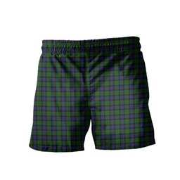 ScotsTee Shop Scottish Ogilvie of Inverarity VS 2 Clan Crest Men's Highland Kilt Sporran Tartan Shorts
