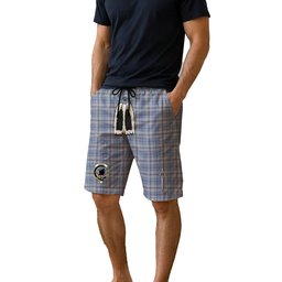 ScotsTee Shop Scottish Tweedie Clan Crest Men's Highland Kilt Sporran Tartan Shorts
