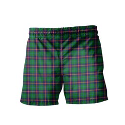 ScotsTee Shop Scottish Young Modern SC Clan Crest Men's Highland Kilt Sporran Tartan Shorts