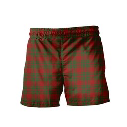 ScotsTee Shop Scottish MacKintosh Red Clan Crest Men's Highland Kilt Sporran Tartan Shorts