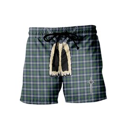ScotsTee Shop Scottish Oliphant Dress Men's Highland Kilt Sporran Tartan Shorts