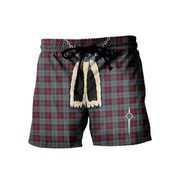 ScotsTee Shop Scottish Rob Roy (Film) Men's Highland Kilt Sporran Tartan Shorts