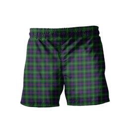 ScotsTee Shop Scottish Sutherland Men's Highland Kilt Sporran Tartan Shorts