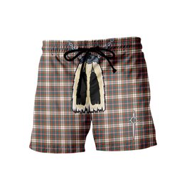 ScotsTee Shop Scottish McFarland Dress Ancient Men's Highland Kilt Sporran Tartan Shorts