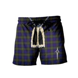 ScotsTee Shop Scottish Minnick Men's Highland Kilt Sporran Tartan Shorts