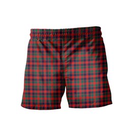 ScotsTee Shop Scottish MacGowan Modern Clan Crest Men's Highland Kilt Sporran Tartan Shorts