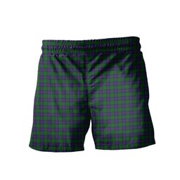 ScotsTee Shop Scottish Shaw Men's Highland Kilt Sporran Tartan Shorts