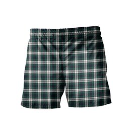 ScotsTee Shop Scottish Black Watch Dress Modern Clan Crest Men's Highland Kilt Sporran Tartan Shorts