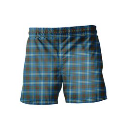 ScotsTee Shop Scottish Cathcart Ancient Clan Crest Men's Highland Kilt Sporran Tartan Shorts