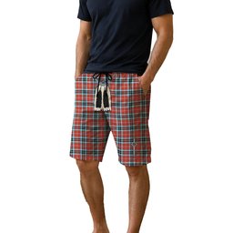 ScotsTee Shop Scottish MacTavish Ancient Men's Highland Kilt Sporran Tartan Shorts