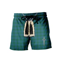 ScotsTee Shop Scottish Mayhew Men's Highland Kilt Sporran Tartan Shorts