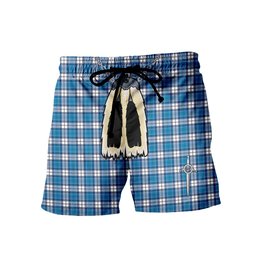 ScotsTee Shop Scottish Roberton Men's Highland Kilt Sporran Tartan Shorts
