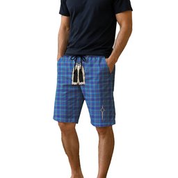 ScotsTee Shop Scottish Mercer Modern Men's Highland Kilt Sporran Tartan Shorts