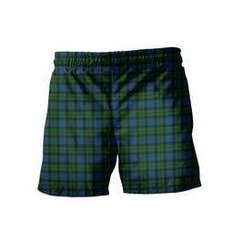 ScotsTee Shop Scottish McKie Clan Crest Men's Highland Kilt Sporran Tartan Shorts