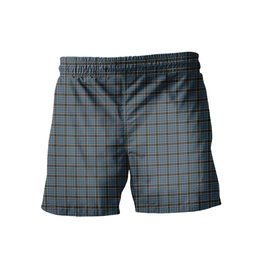ScotsTee Shop Scottish MacTavish Dress Clan Crest Men's Highland Kilt Sporran Tartan Shorts
