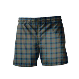 ScotsTee Shop Scottish Thomson Hunting Ancient Clan Crest Men's Highland Kilt Sporran Tartan Shorts