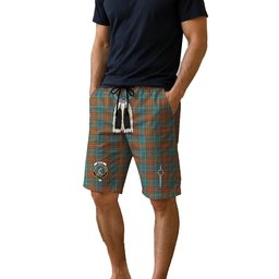 ScotsTee Shop Scottish Beattie (Beatty) Ancient Clan Crest Men's Highland Kilt Sporran Tartan Shorts